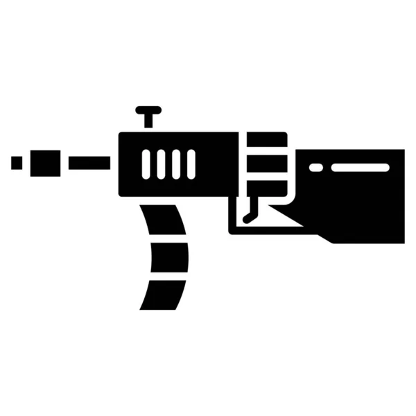 Machine Gun Icon Vector Illustration — Stock Vector