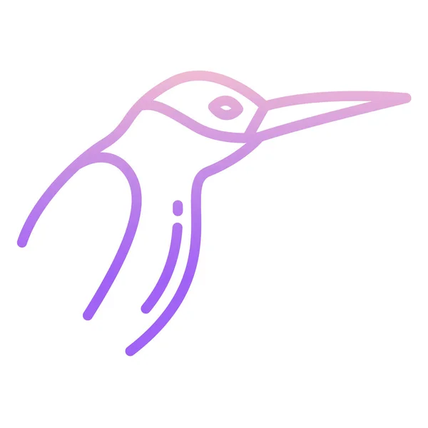 Fågel Ikon Vektor Illustration — Stock vektor