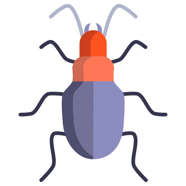 Bug Icône Web Illustration Simple — Image vectorielle