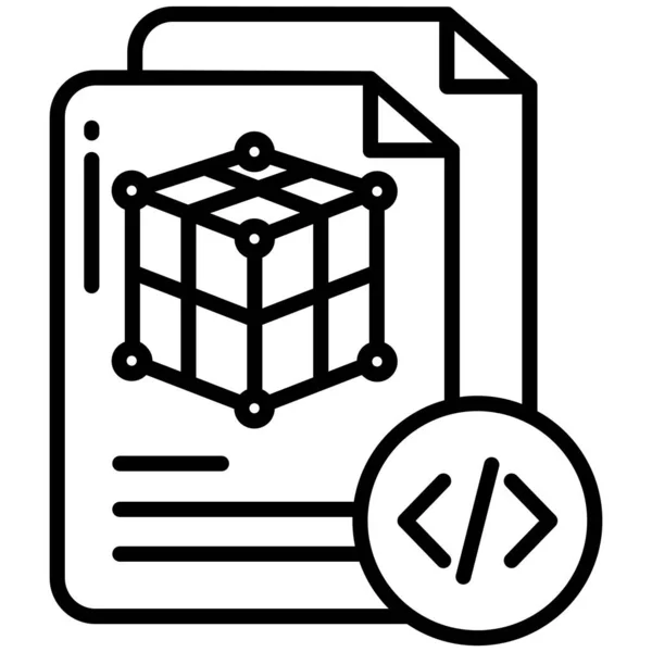 Entwicklung Web Symbol Einfache Illustration — Stockvektor