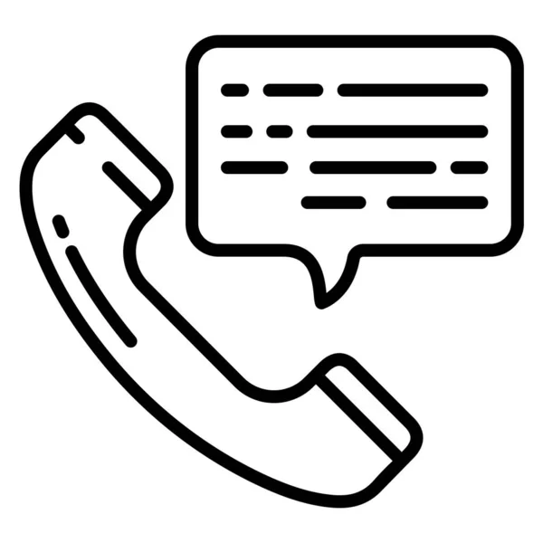 Telefon Web Ikone Vektorillustration — Stockvektor