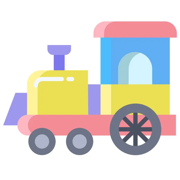 Tren Icono Web Ilustración Vectorial — Vector de stock