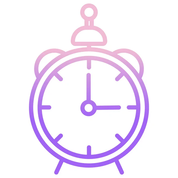 Reloj Icono Web Ilustración Simple — Vector de stock