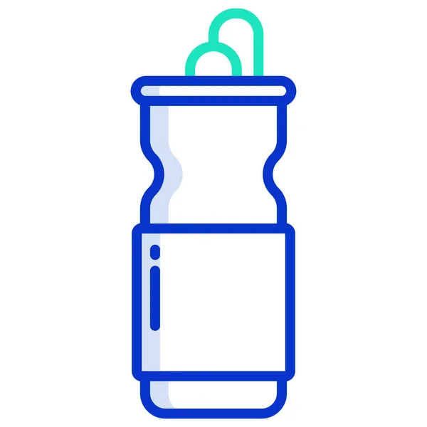 Icono Botella Agua Vector Ilustración — Vector de stock