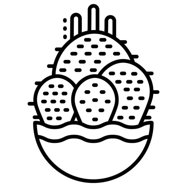 Cactus Web Icon Simple Illustration — Stock Vector