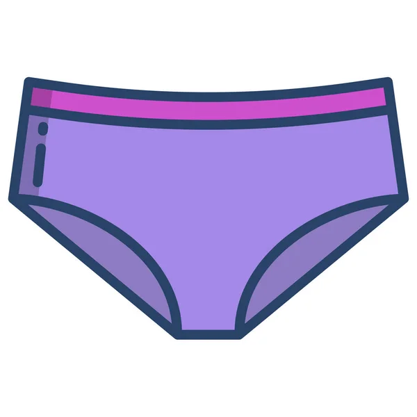 Underwear Simple Icon Vector Illustration — Stock Vector
