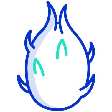 meyve ikonu vektör illüstrasyonu 