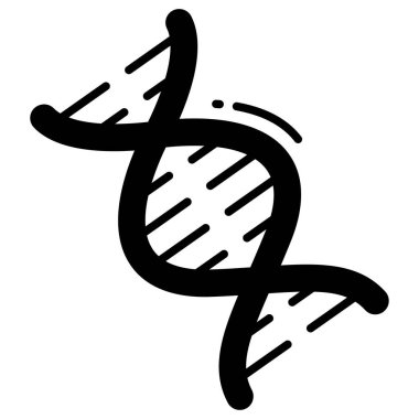 dna. Web simgesi basit illüstrasyon 