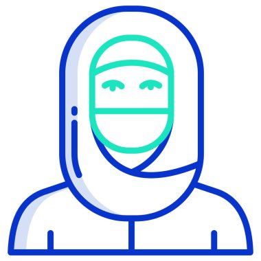 Tuareg web simgesi basit vektör illüstrasyonu