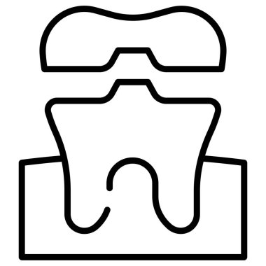 Web simgesi, vektör çizim taç 