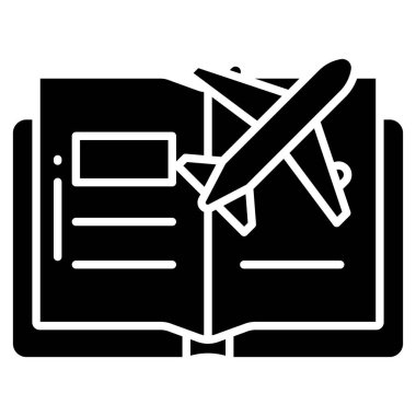 Kitap. Web simgesi basit illüstrasyon