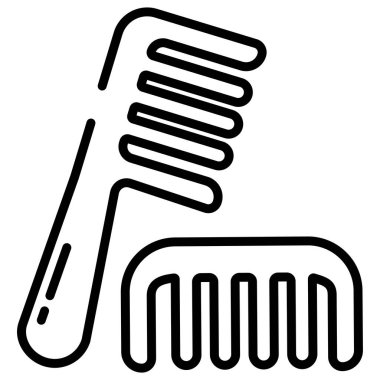 Tarak. Web simgesi basit illüstrasyon