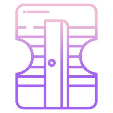 Daha keskin. Web simgesi basit illüstrasyon