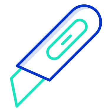 Kesici. Web simgesi basit illüstrasyon