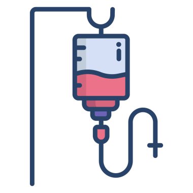 kan nakli vektör çizgisi simgesi