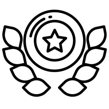 Ödül ikonu. Web tasarım biçimi