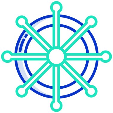 Çapa. Web simgesi basit illüstrasyon