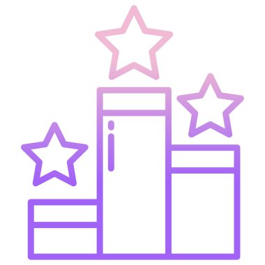 yıldız simgesi, vektör çizimi