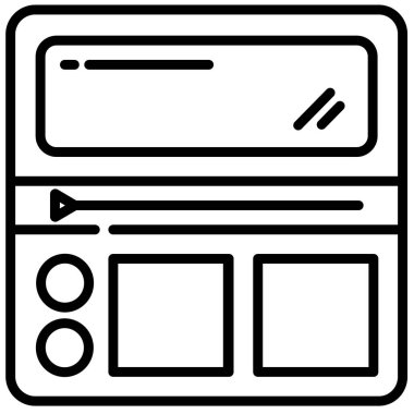 seo modern simgesinin vektör illüstrasyonu