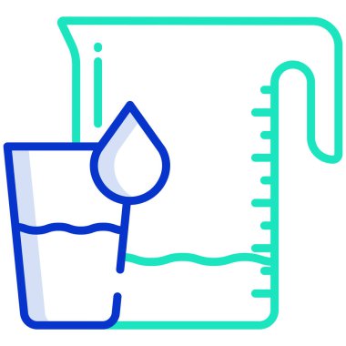 Jug, web simgesi basit illüstrasyon