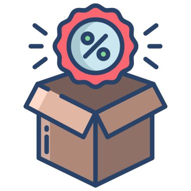 Teslimat. Web simgesi basit illüstrasyon