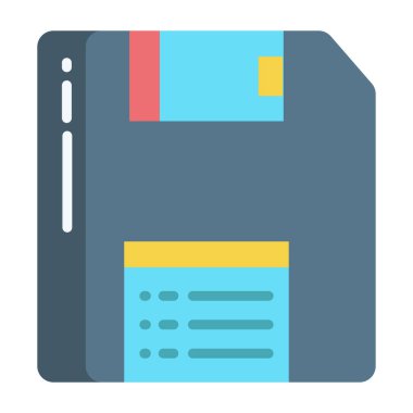 Disket disket. Basit resimleme