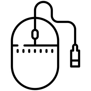 Bilgisayar faresi. Basit resimleme