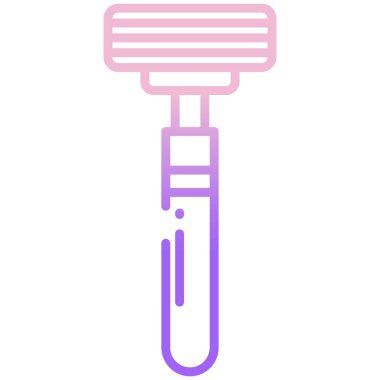 Tıraş bıçağı. Basit vektör illüstrasyonu