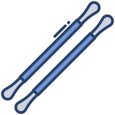 Kulaklıklar. Web simgesi basit tasarım