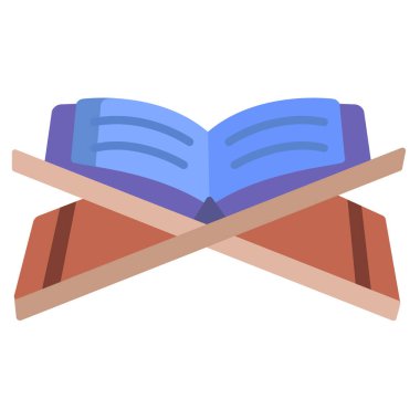 Kitap. Web simgesi basit illüstrasyon 