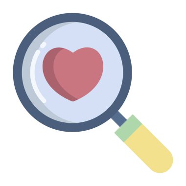 Basit vektör simgesi, Arama konsepti