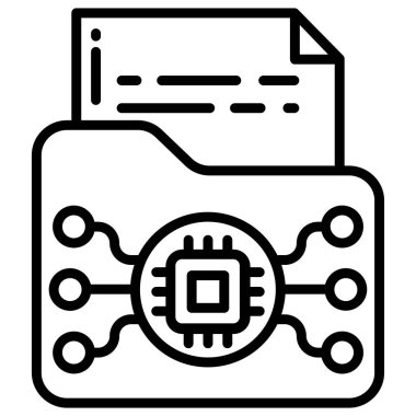 dosya web simgesi, vektör illüstrasyonu