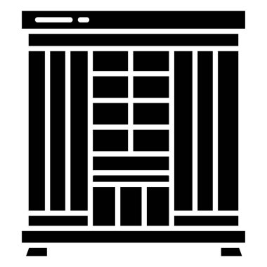 Ev. Web simgesi basit illüstrasyon