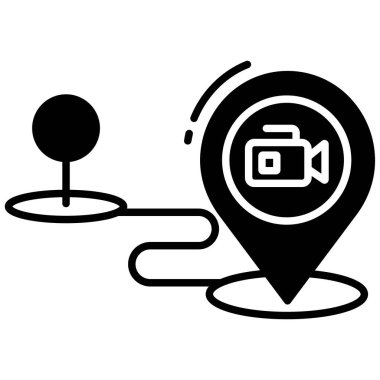 GPS konumu. Basit resimleme