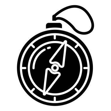 Pusula. Web simgesi basit illüstrasyon 