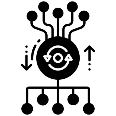Hedef. Web simgesi basit illüstrasyon