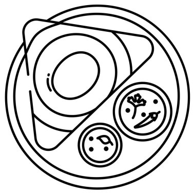 Gıda ve içecek vektör çizimi, Masala Dosa