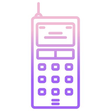 telefon web simgesi, vektör çizim