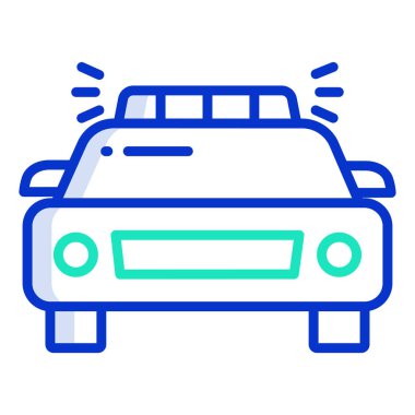 araba web simgesi, vektör illüstrasyonu 