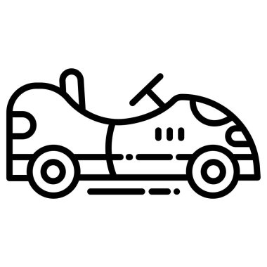 - Araba. Web simgesi basit illüstrasyon