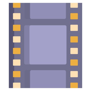 Basit vektör simgesi, film prodüksiyonunun çizimi