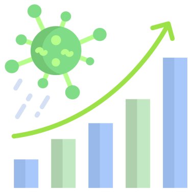 Web sunucusu için bulut veritabanı düz simgesi  