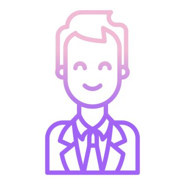 avatar simgesi web vektör çizimi