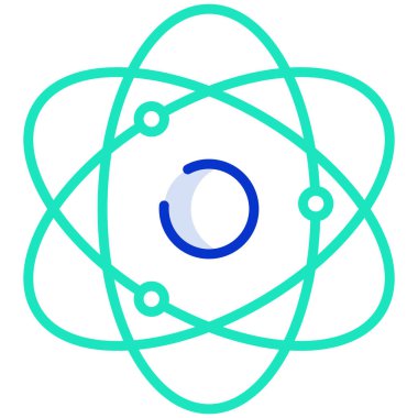 Molekül simgesi vektör illüstrasyonu