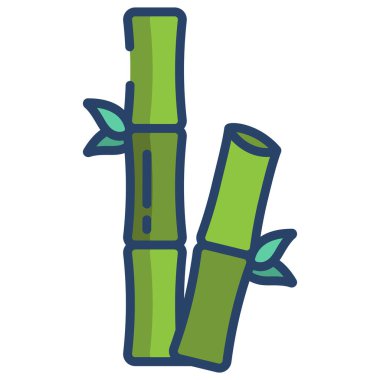 Bambuların vektör çizimi 