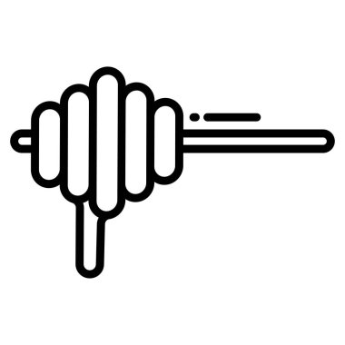 Tatlım. Web simgesi basit illüstrasyon