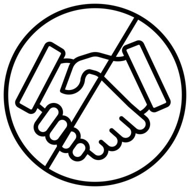 El sıkışma vektör resimleme arkaplanı yok