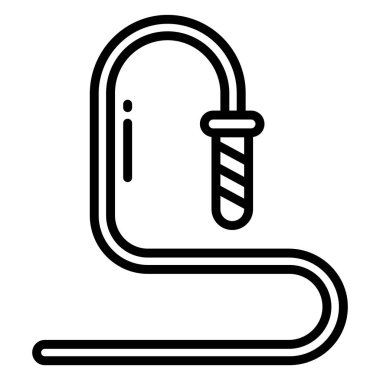 Tek mıknatıs simgesinin vektör çizimi