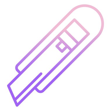 Kesici. Web simgesi basit illüstrasyon