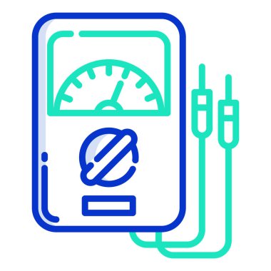 Basit vektör simgesi, Ammetre illüstrasyonu